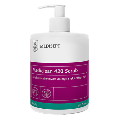 Антибактериальное мыло Medisept MEDICLEAN MC420 Scrub 500 мл (VANESSA)