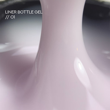 Гель SILLER BOTTLE Liner №01 светло-розовый 15 мл (НФ-00018409) (банка) - Фото №2