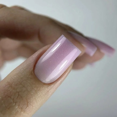 Топ NAILSOFTHEDAY Party top 02 прозрачный с мелким шиммером 10 мл - Фото №3