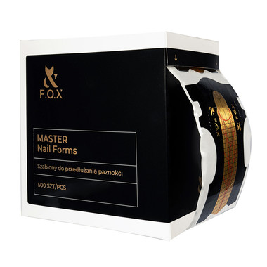 Формы для наращивания ногтей F.O.X Nails extension forms Master 500 шт - Фото №2
