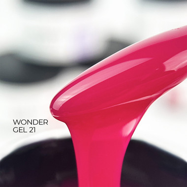 Гель для наращивания Siller UV/LED One Phase Wonder Gel №21 фуксия 30 мл (НФ-00021889) - Фото №3