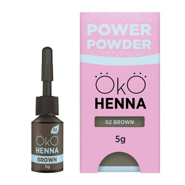 Хна для бровей OKO Henna 02 Brown 5 г - Фото №1
