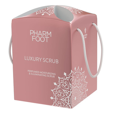 Парфюмированный увлажняющий и осветляющий скраб PHARM FOOT Luxury Scrub 200 г - Фото №2