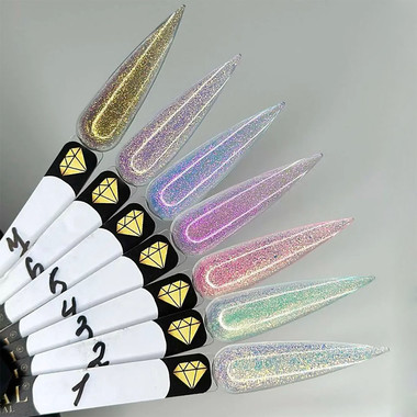 Гель для наращивания Crystal Builder Gel Chameleon №4 розово-фиолетовый хамелеон 15 мл - Фото №2