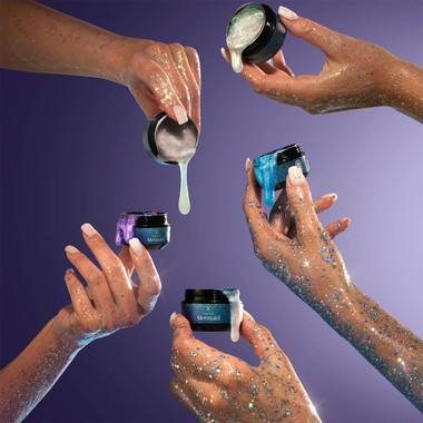 Гель F.O.X Shine Gel Mermaid 005 фиолетовый перламутровый 15 мл - Фото №4