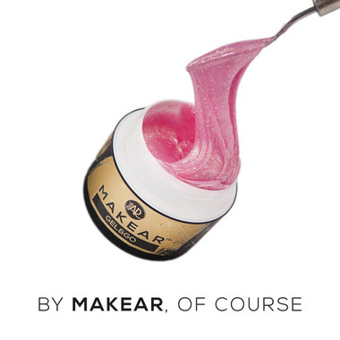 Гель для наращивания MAKEAR Gel&Go GG24 Glitter Lila Rose 50 мл - Фото №3