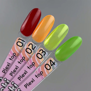 Топ Toki-Toki Plexi Top No wipe № 02 оранжевый 5 мл - Фото №2