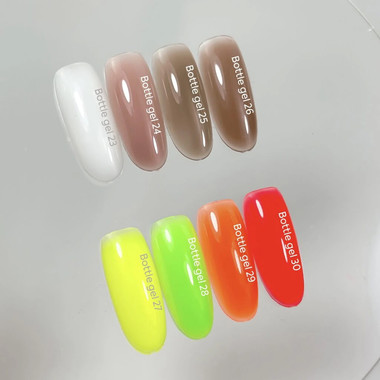 Гель NAILSOFTHEDAY Bottle gel 23 молочный 10 мл - Фото №3