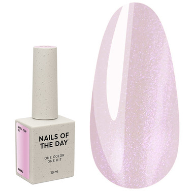 Топ NAILSOFTHENIGHT Shell top 03 жемчужный с розовой втиркой 10 мл - Фото №1