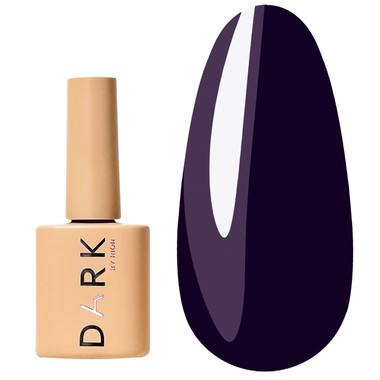 Гель-лак DARK New collection 082 насыщенный темный баклажан 10 мл - Фото №1