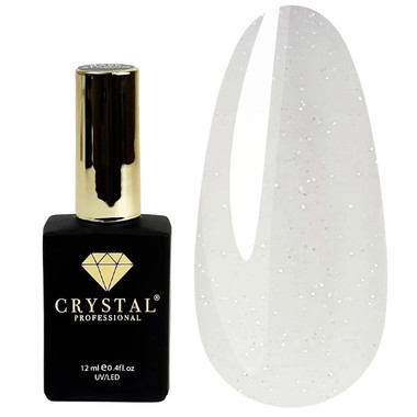 Акрил-гель для ногтей Crystal Liquid Acryl Gel №11 молочный с блестками 12 мл - Фото №1