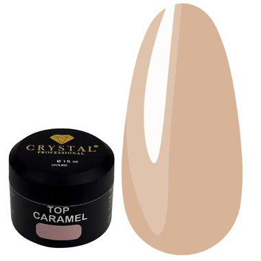 Топ для ногтей Crystal Top Caramel 15 мл - Фото №1
