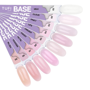 База для ногтей TUFI Profi Cover Base coat 01 Milk 10 мл (0326520) - Фото №4