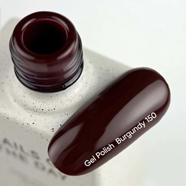 Гель-лак NAILSOFTHEDAY 150 Burgundy 10 мл - Фото №3