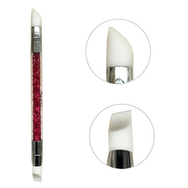Кисть для геля BLING gel brush розовая - Фото №1
