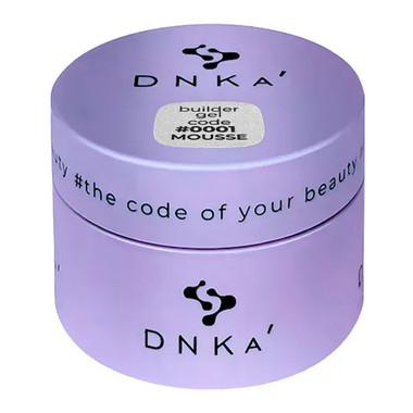 Гель для ногтей DNKa Builder Gel Mousse 0001 прозрачный 30 мл - Фото №1