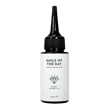 Топ NAILSOFTHEDAY Glossy top no wipe 50 мл - Фото №1