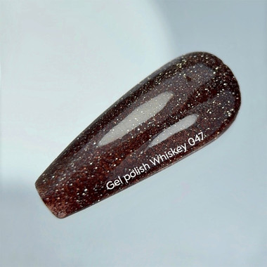 Гель-лак NAILSOFTHEDAY Gel Polish 047 Whiskey коричневый светоотражающий 10 мл - Фото №3