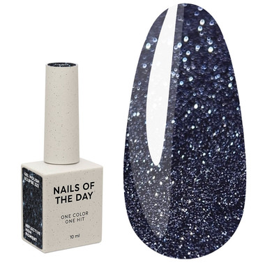 Гель-лак NAILSOFTHEDAY Gel Polish 323 Eclipse темно-синий светоотражающий 10 мл - Фото №1