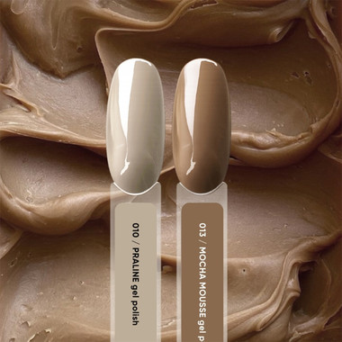 Гель-лак NAILSOFTHEDAY 013 Mocha Mousse теплый карамельно-бежевый 10 мл - Фото №3