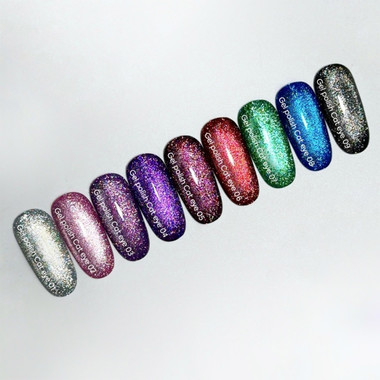 Гель-лак NAILSOFTHEDAY Cat Eye Gel Polish 03 глубокий фиолетовый 6 мл - Фото №5