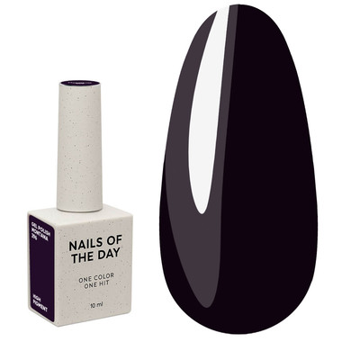 Гель-лак NAILSOFTHEDAY 296 Montana очень темный сливовый 10 мл - Фото №1