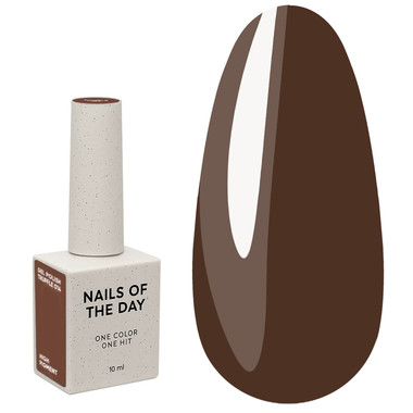 Гель-лак NAILSOFTHEDAY 014 Truffle темно-карамельный 10 мл - Фото №1