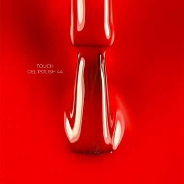 Гель-лак Touch Gel Polish 44 насыщенный красный 9 мл - Фото №3