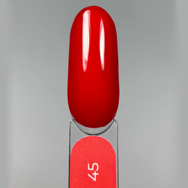 Гель-лак Touch Gel Polish 45 классический красный 9 мл - Фото №4