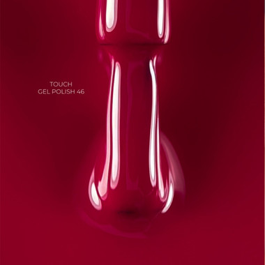 Гель-лак Touch Gel Polish 46 малиново-красный 9 мл - Фото №3