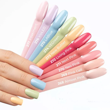Гель-лак PURE VEGAN CREAMY HYBRID VICTORIA VYNN 269 Pink Cell 8 мл - Фото №4