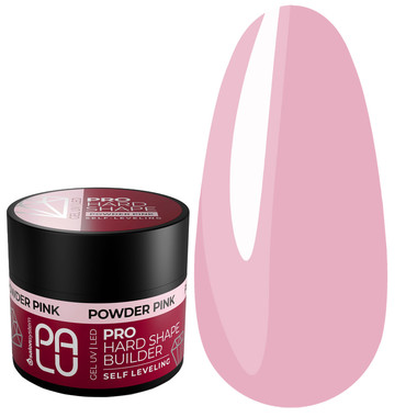 Гель для наращивания PALU PRO HARD SHAPE BUILDER GEL POWDER PINK 45 г - Фото №1