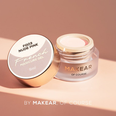 Гель-краска Makear French Manicure Gel FG03 Nude Pink 5 мл - Фото №2