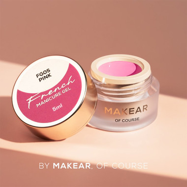 Гель-краска Makear French Manicure Gel FG05 Pink 5 мл - Фото №3