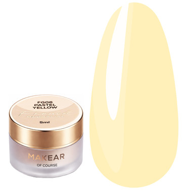 Гель-краска Makear French Manicure Gel FG06 Pastel Yellow 5 мл - Фото №1