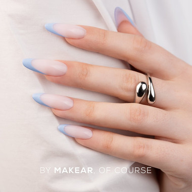 Гель-краска Makear French Manicure Gel FG07 Sky Blue 5 мл - Фото №5