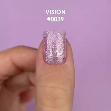 Гель для ногтей DNKa Builder Gel Vision 0039 фиолетовый 30 мл - Фото №3
