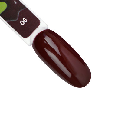 Гель-лак TUFI profi REDLINE 08 Merlot бордовый 10 мл (0331248) - Фото №5