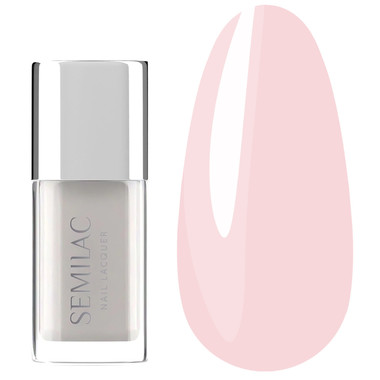 Classic nail polish Semilac Nail Lacquer 105 Delicate French 9 ml - Фото №1
