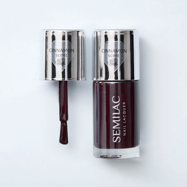 Классический лак для ногтей Semilac Nail Lacquer 112 Wine Red 9 мл - Фото №2