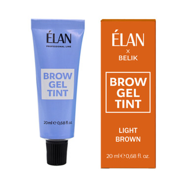 Гель-краска ELAN для бровей Brow Gel Tint Light Brown 20 мл - Фото №3