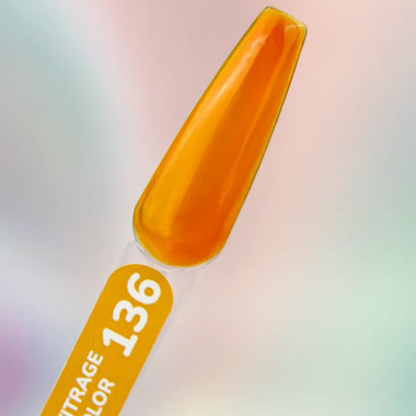 Гель-лак YOUARECUTE Color 136 витражный оранжевый 5 мл (993-4770-1330) - Фото №3
