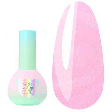 Гель YOUARECUTE Bottle Gel 12 розовый с шиммером 5 мл (994-4007-0964) - Фото №1