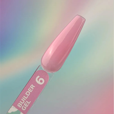 Гель для наращивания YOUARECUTE Builder Gel 6 пастельный розовый 15 мл (995-4855-1356) - Фото №3