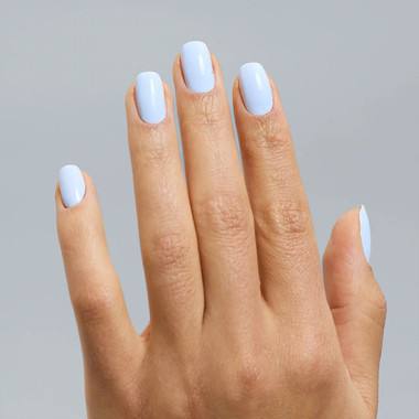 Классический лак для ногтей Semilac Nail Lacquer 123 Sky Blue 9 мл - Фото №4