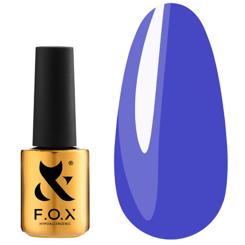 Gel Polish FOX Spectrum №025 bright blue 7 ml (0096249) - Фото №1