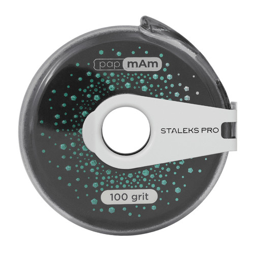 Сменный файл-лента чехол на пластиковой катушки (пончик) EXCLUSIVE STALEKS PRO 100 грит (6 м) - Фото №3