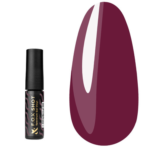Гель-лак F.O.X SHOT Spectrum Gel Vinyl 028 ягодный 5 г - Фото №1