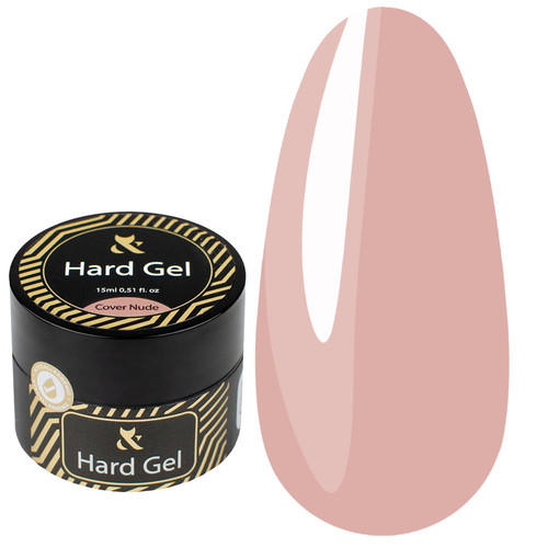 F.O.X Hard gel Cover Nude нюдовый 15 мл - Фото №1