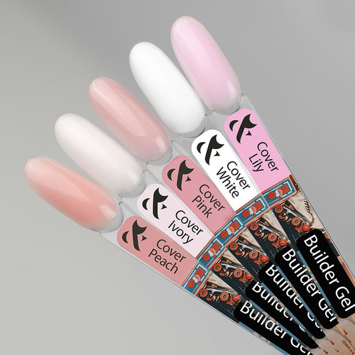 F.O.X Builder gel Cover Pink розовый 15 мл - Фото №2
